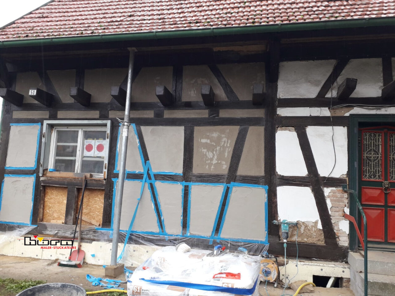 Fachwerksanierung Stuckateurhandwerk Horn Maler Stuckateure Schwarzwald 02