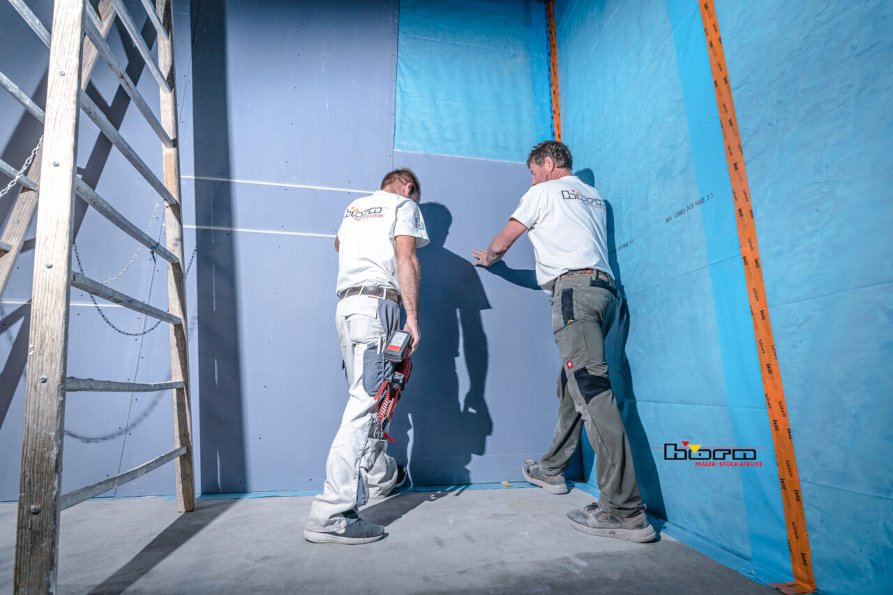Trockenbau Montage­wände Ver­kofferungen Brand­schutz Dach­geschoss­ausbau 01