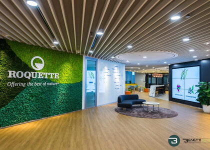 Wandbegrünung Singapore Project Roquette